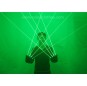 DJ dance green laser gloves light party